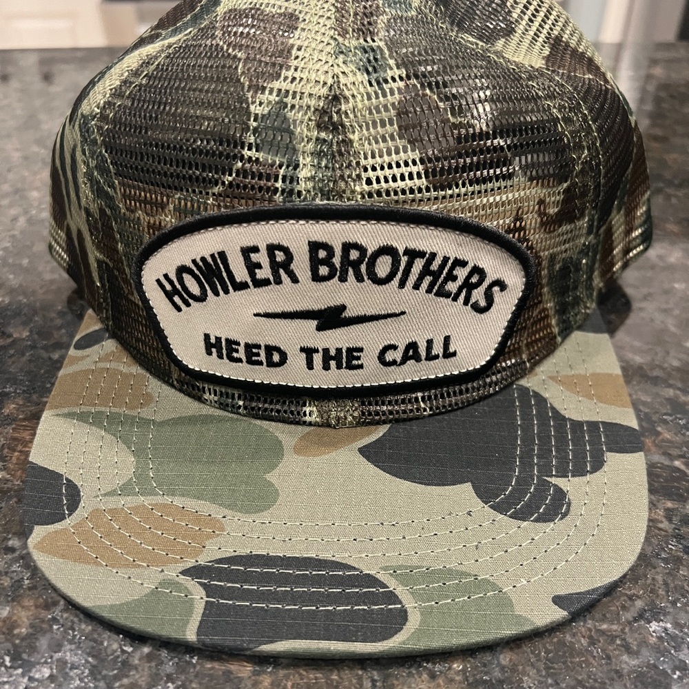 BNWT Howler Brothers all camo Hat